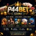 P44BET Game gold logo with Paklotoo.pk.