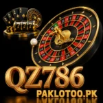 QZ786 3D casino roulette logo design