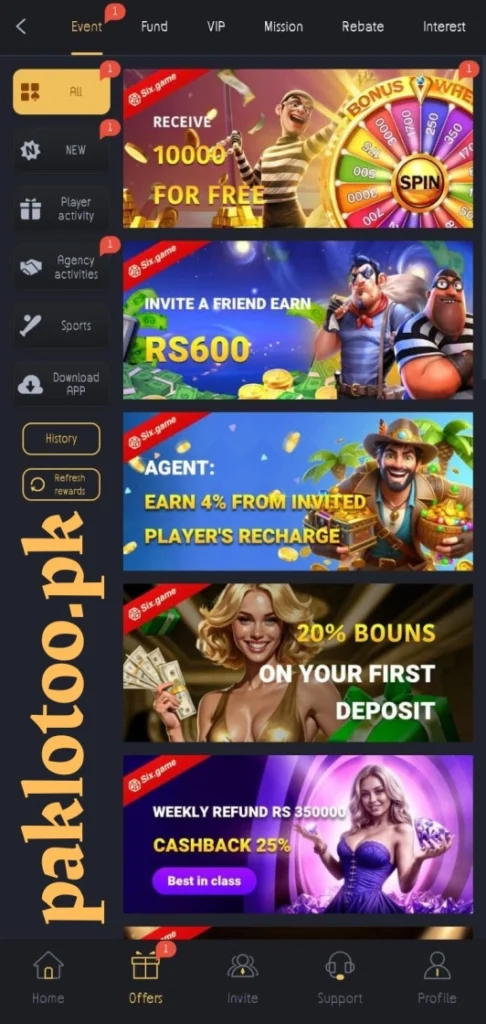 bonus promotion banner