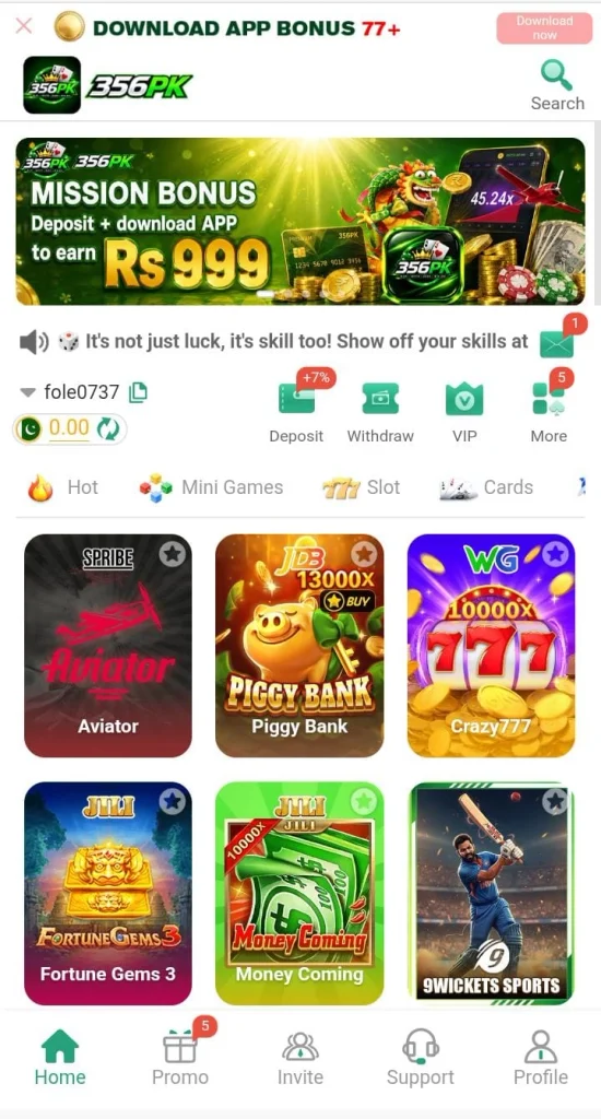 356PK Game APK